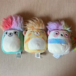 SET OF THREE SQUISH-DOOS SQUISHMALLOWS
